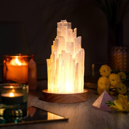 Crystal quartz lamp Healing power lamp|gemupone.com