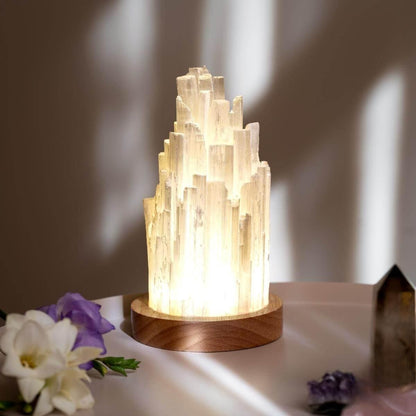 Crystal quartz lamp Healing power lamp|gemupone.com