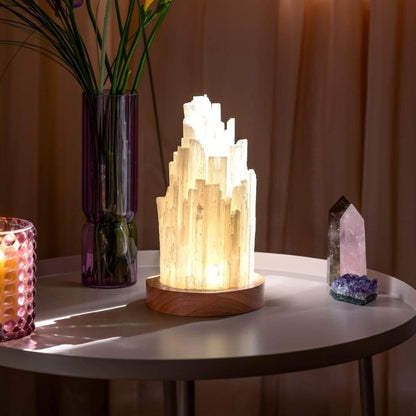 Crystal quartz lamp Healing power lamp|gemupone.com